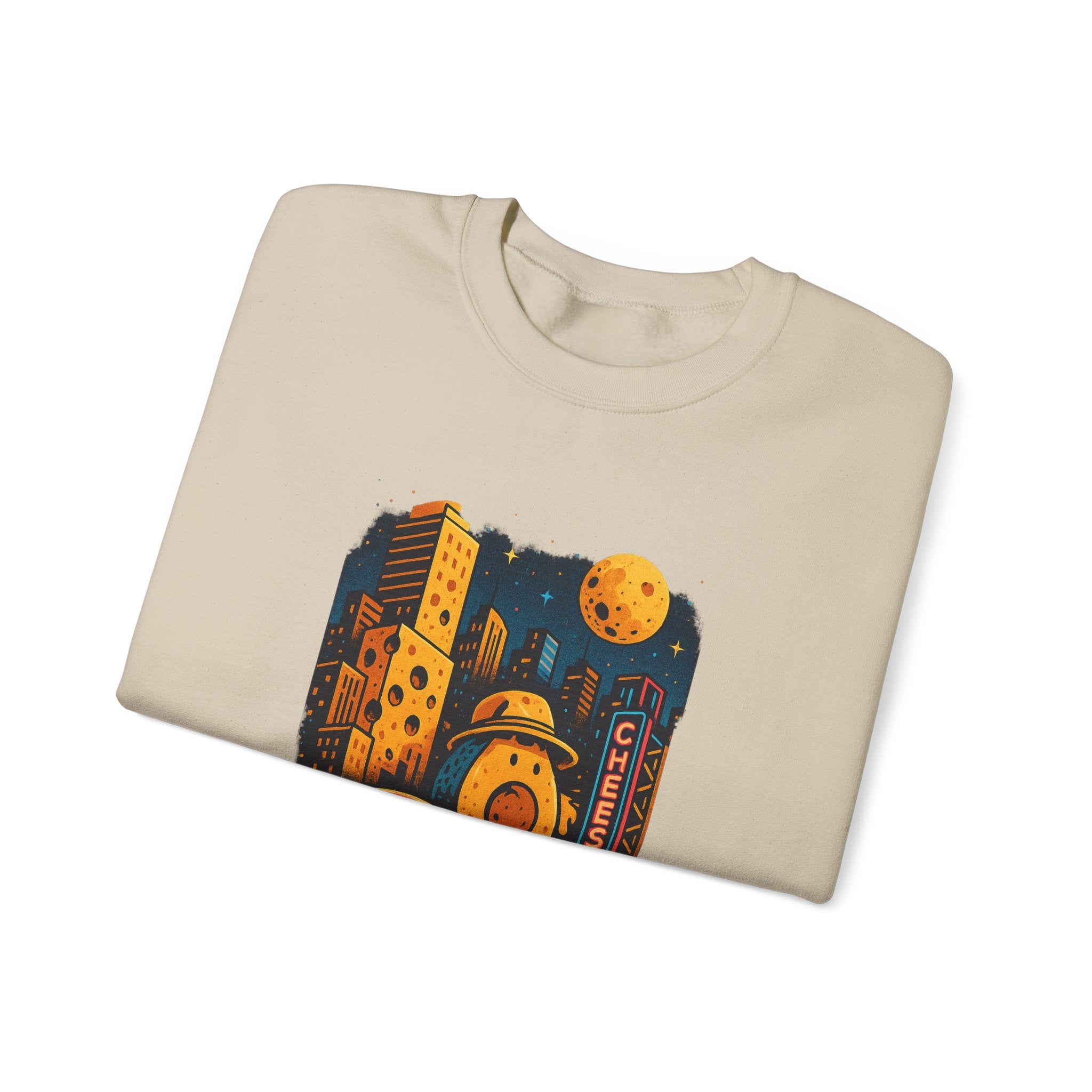 Cheese City Lights:Crewneck Sweatshirt
