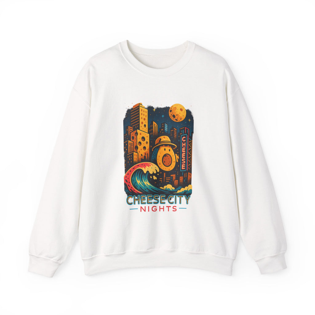 Cheese City Lights:Crewneck Sweatshirt
