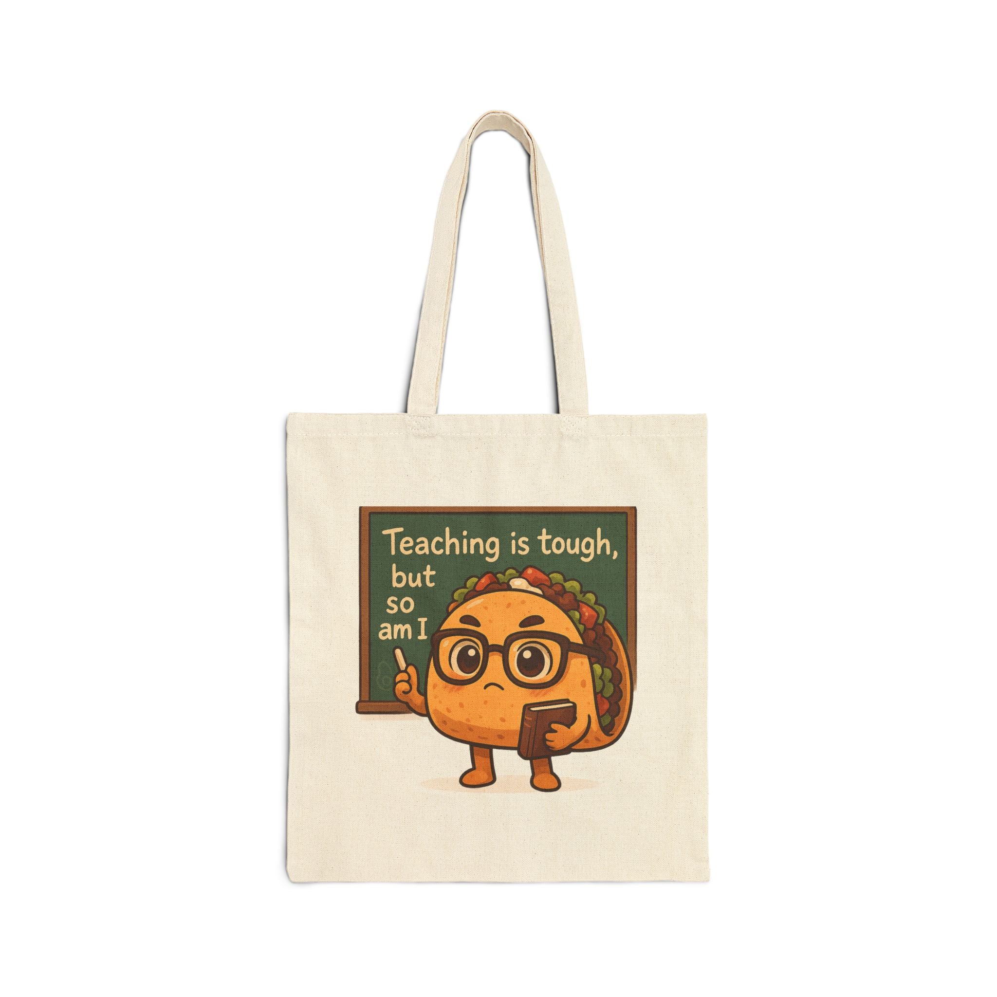 Taco Teacher:Eco-Friendly Canvas Tote Bag – Everyday Heroes