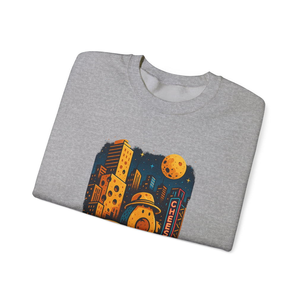 Cheese City Lights:Crewneck Sweatshirt