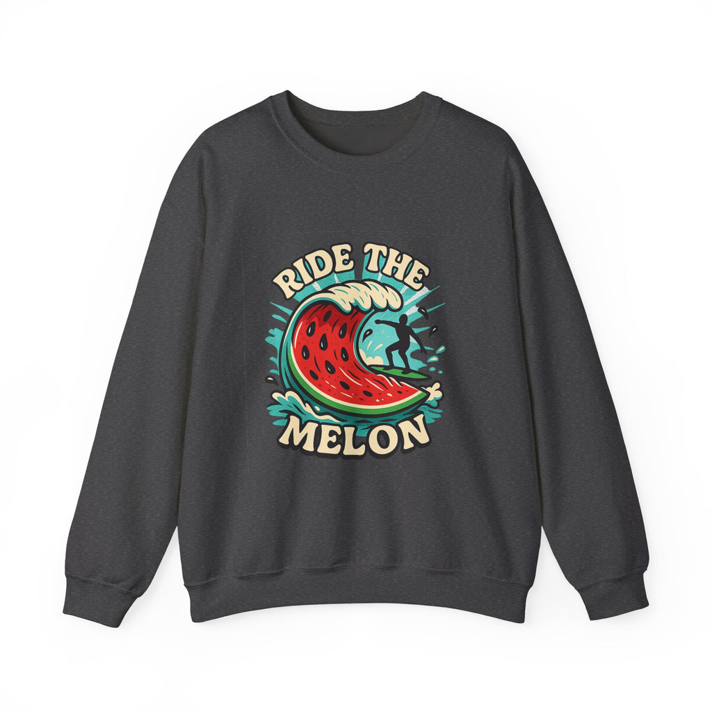 Ride The Melon:Crewneck Sweatshirt
