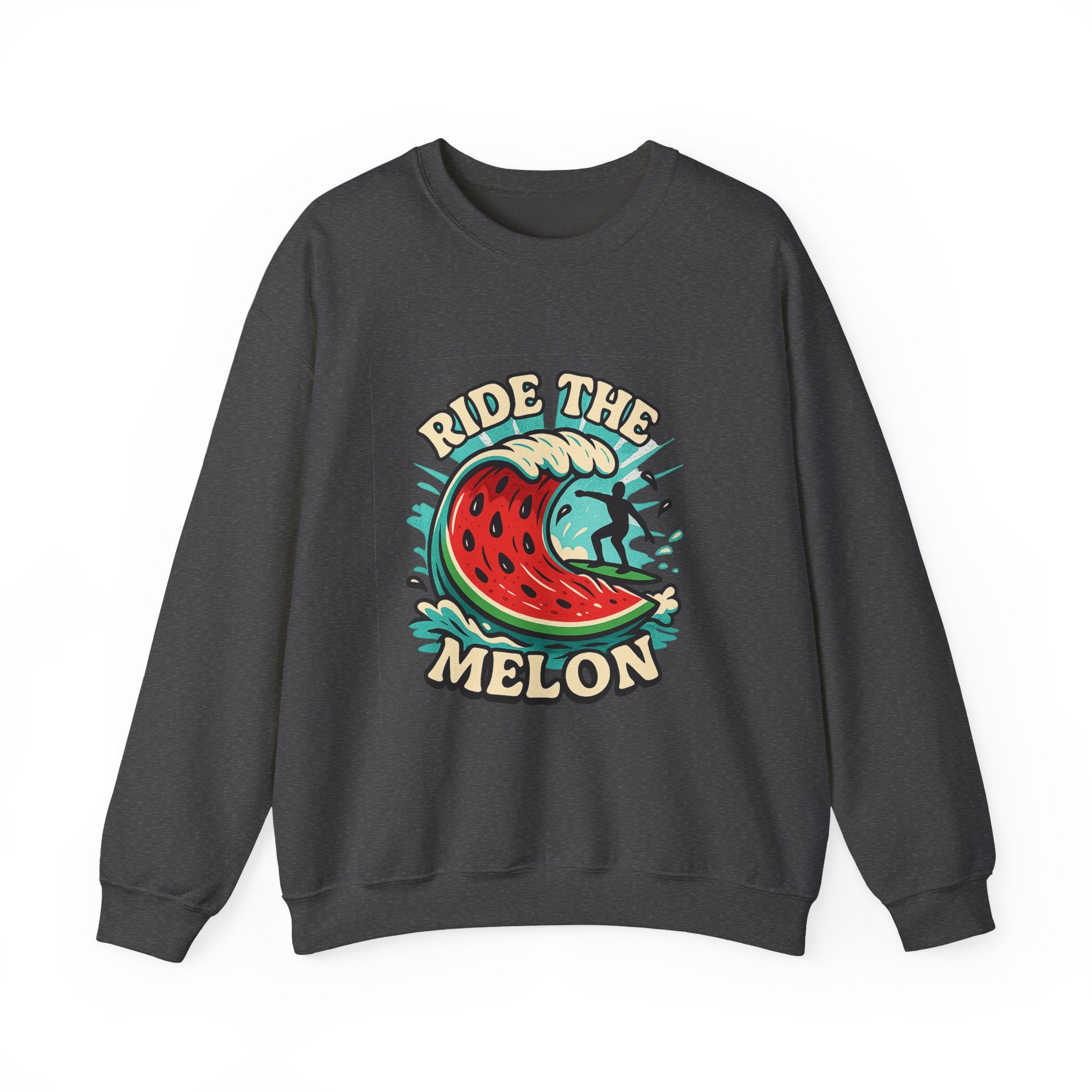 Ride The Melon:Crewneck Sweatshirt