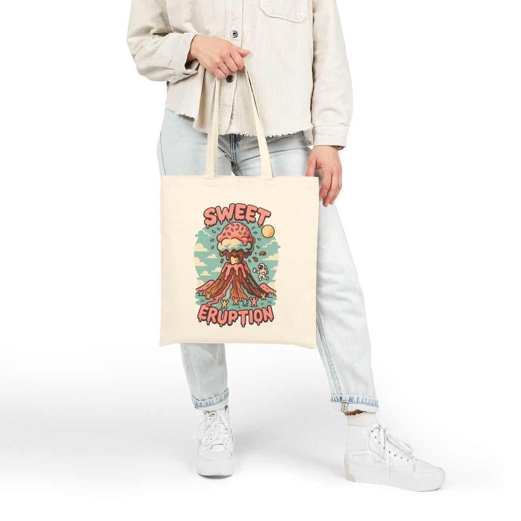 Sweet Eruption:Eco-Friendly Canvas Tote Bag