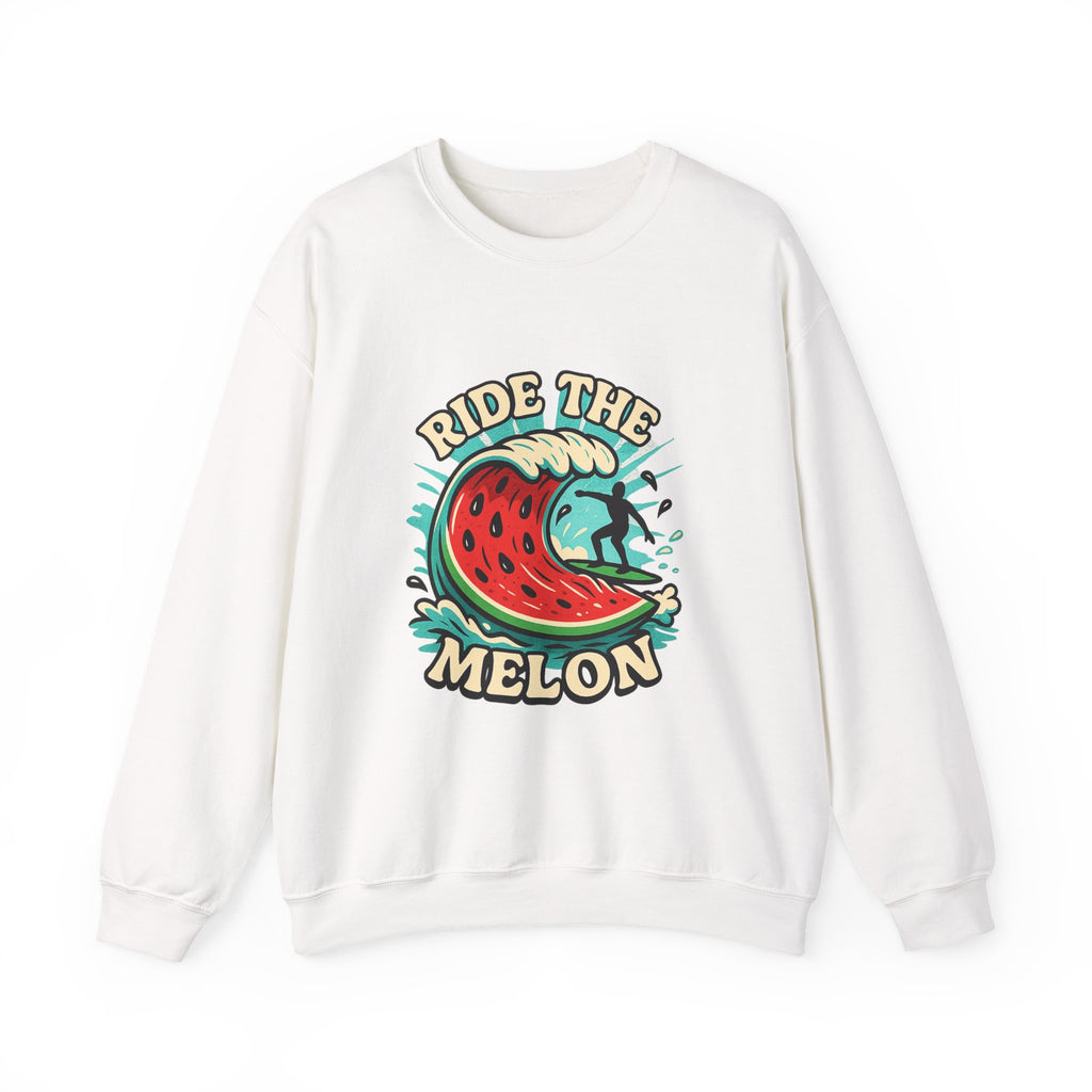 Ride The Melon:Crewneck Sweatshirt